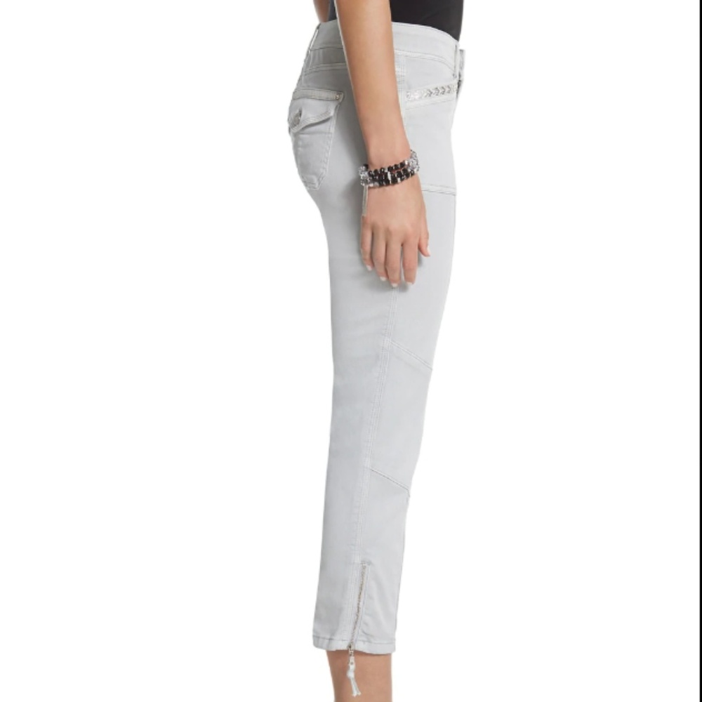 Cargo utility crop grey pants